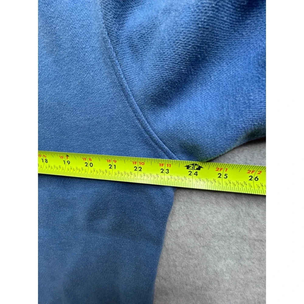 IZOD Saltwater Mens XL Blue Quarter Zip Fleece Pullover Sweatshirt